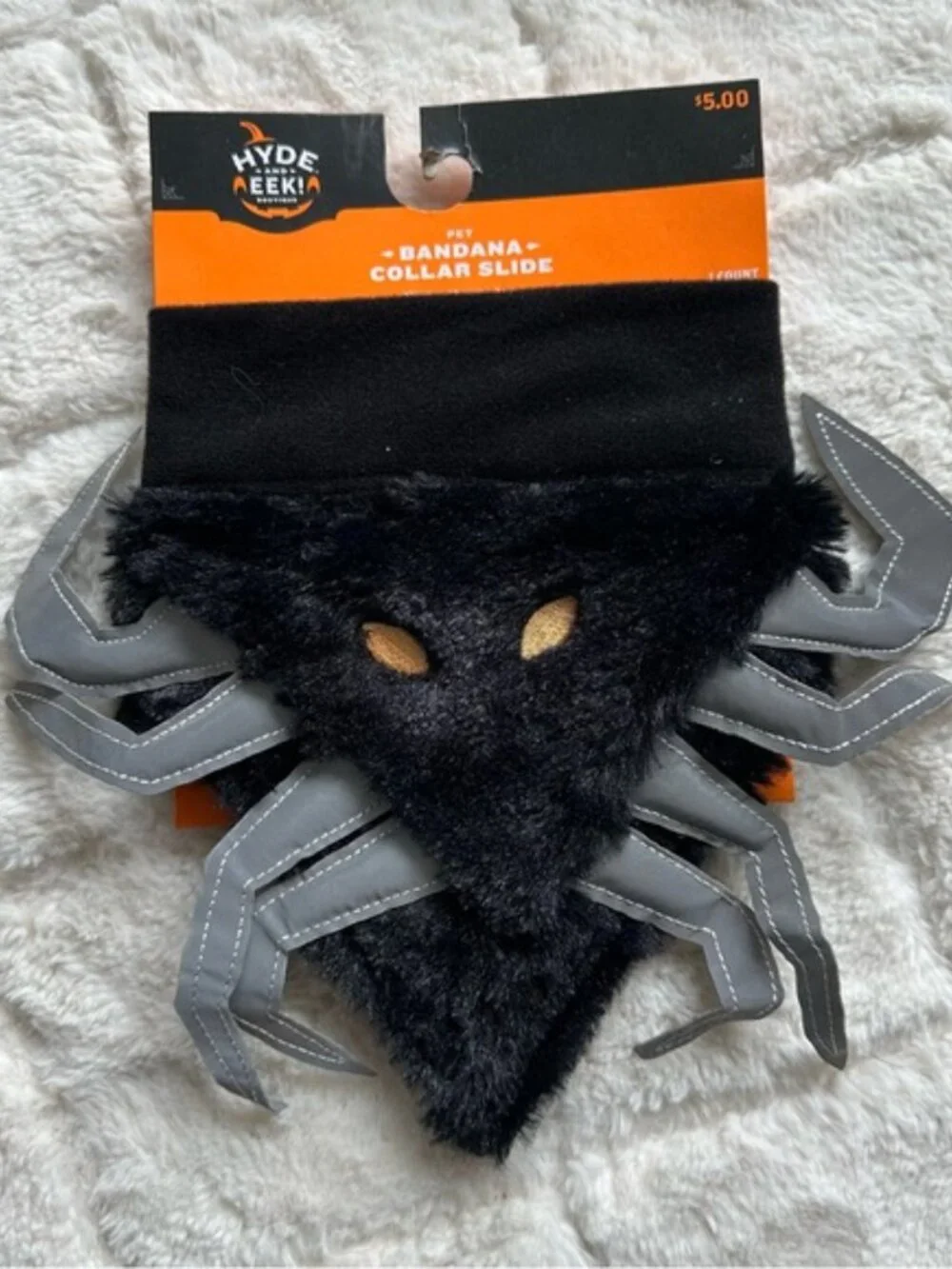 Hyde & EEK! Boutique | Spider Dog Collar Slide Bandana | Size One Size